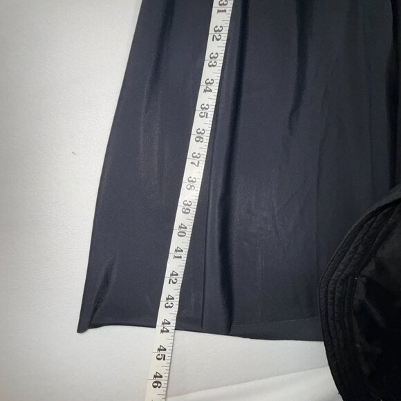 Black High Waist Wide Leg Boho Festival Fairy Goth Palazzo Pants Large So Smooth - Picture 10 of 13